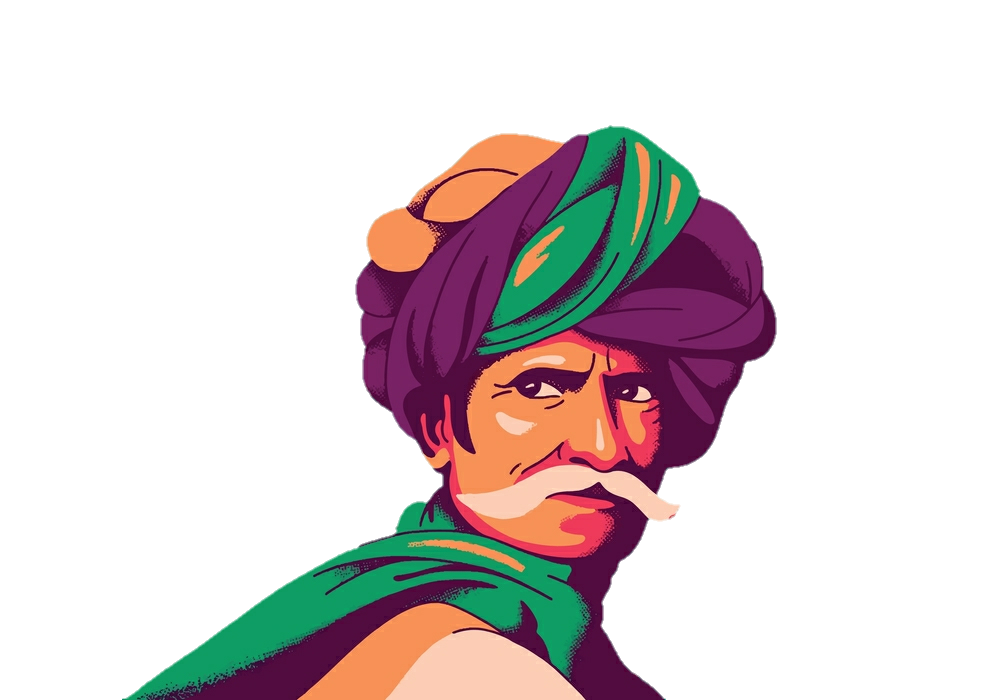 Rajasthani traditional man