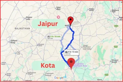 Jaipur to Kota Taxi Service and one way cab booking