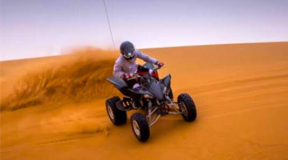 Quad Bike Ride Desert