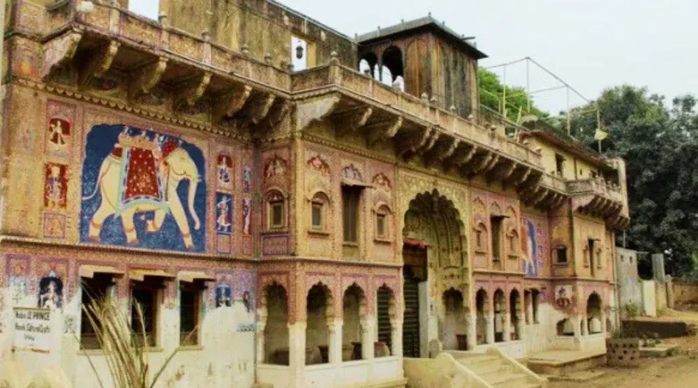 Fatehpur haveli Shekhawati painted havelis Rajasthan