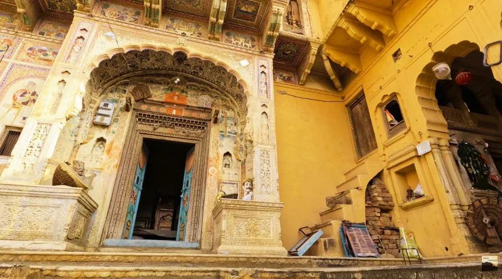 Goenka Haveli Mandawa Shekhawati fresco art haveli