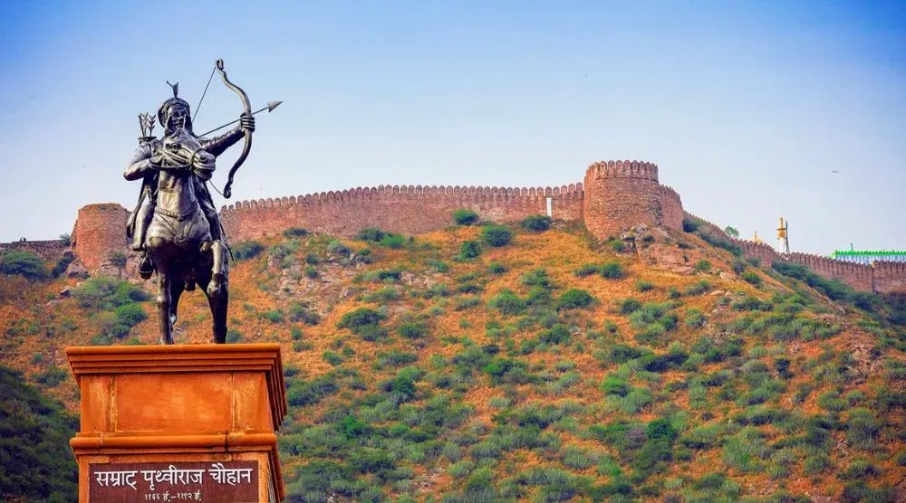 Taragarh Fort Ajmer Rajasthan hilltop fort view