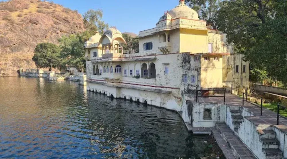 Sukh Mahal Bundi palace near Jait Sagar Lake Rajasthan