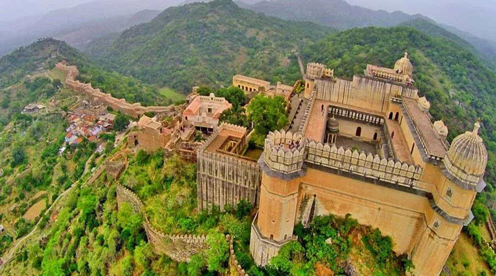 Kumbhalgarh Fort wall second longest wall in the world Rajasthan