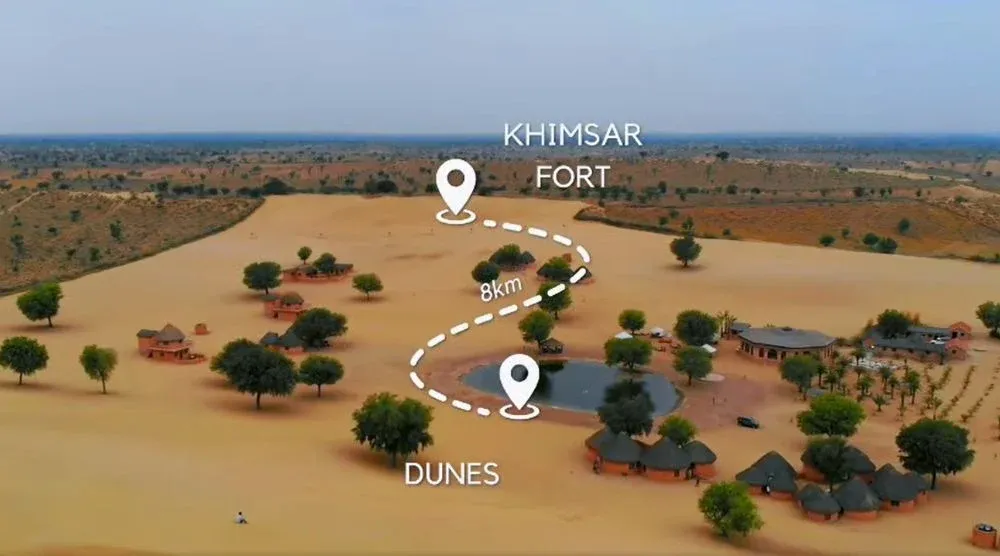 Khimsar desert Sand Dunes nagaur Rajasthan