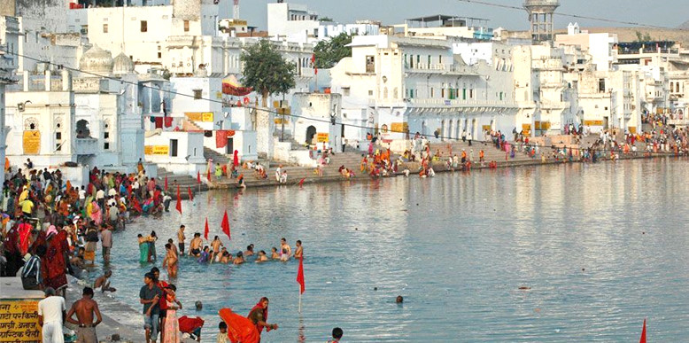 Pushkar Lake Rajasthan holy lake view