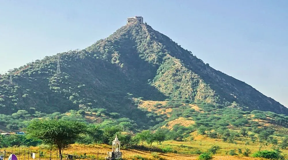 Savitri Temple Pushkar hilltop view